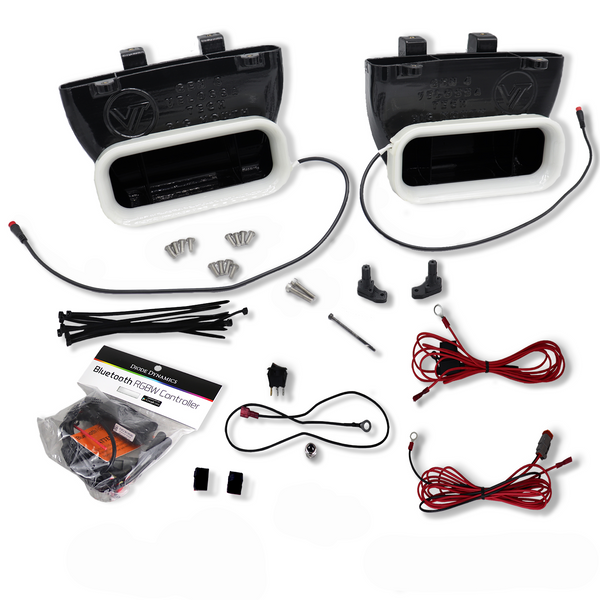 2024+ Ford F-150 Dual BIG MOUTH "LIT KIT" Ram Air Intake Snorkels