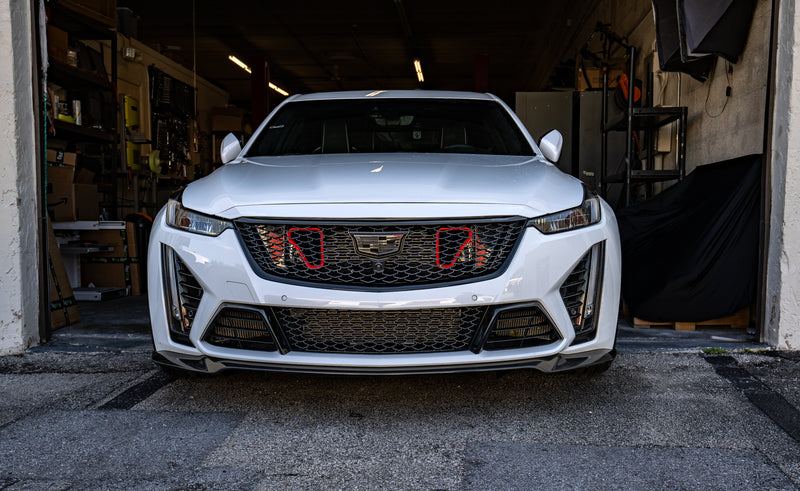 2022+ Cadillac CT5-V Blackwing Dual BIG MOUTH Ram Air Intake Snorkel