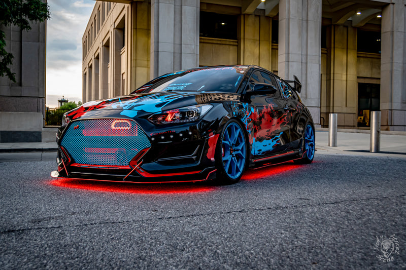2019-2022 Hyundai Veloster N (DCT and Manual) Generation 4 Interchangeable BIG MOUTH "LIT KIT" | LIT Flare and Controller Only