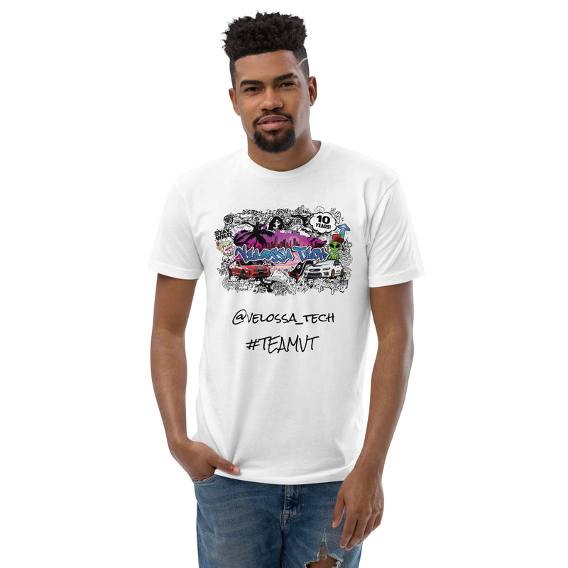 Velossa Tech 10th Anniversary Miami Street Art BIG MOUTH Graphic Tee