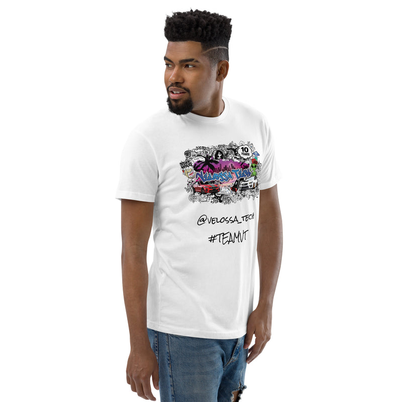 Velossa Tech 10th Anniversary Miami Street Art BIG MOUTH Graphic Tee